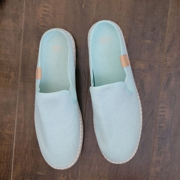 NEW UGG Delu Slip On Mule Womens 9.5 Canvas Sneaker Casual Travel Comfort - Picture 2 of 10